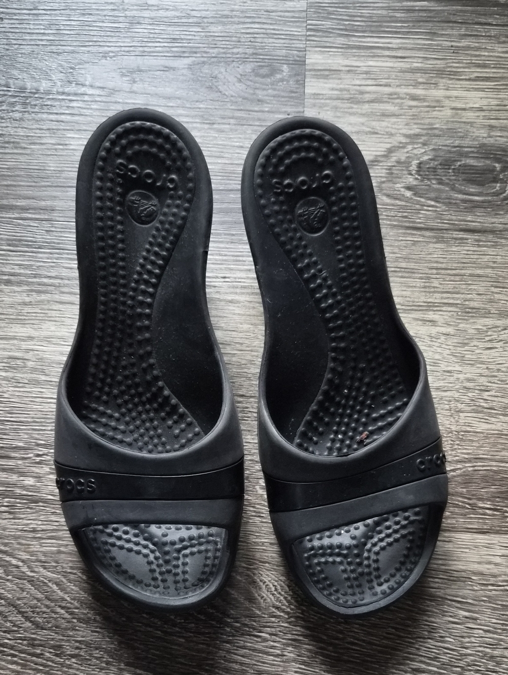 CROCS Black Women's Slide Sandals